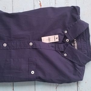 Mens dark blue long sleeve